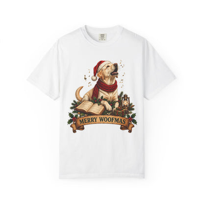 Merry Woofmas Labrador Retriever Christmas Tee