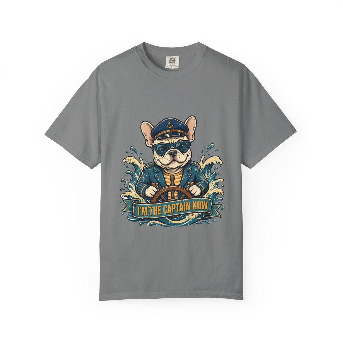 French Bulldog Boat Captain Tee | Funny Summer Dog Graphic Shirt