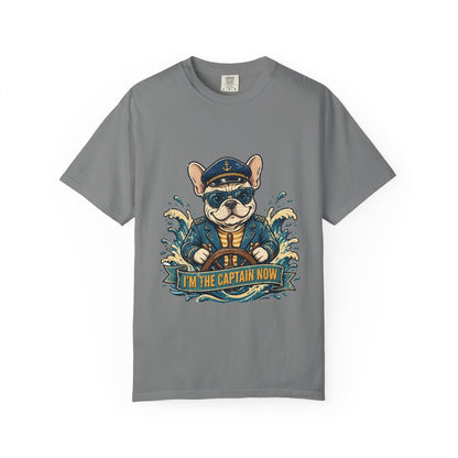 French Bulldog Boat Captain Tee | Funny Summer Dog Graphic Shirt