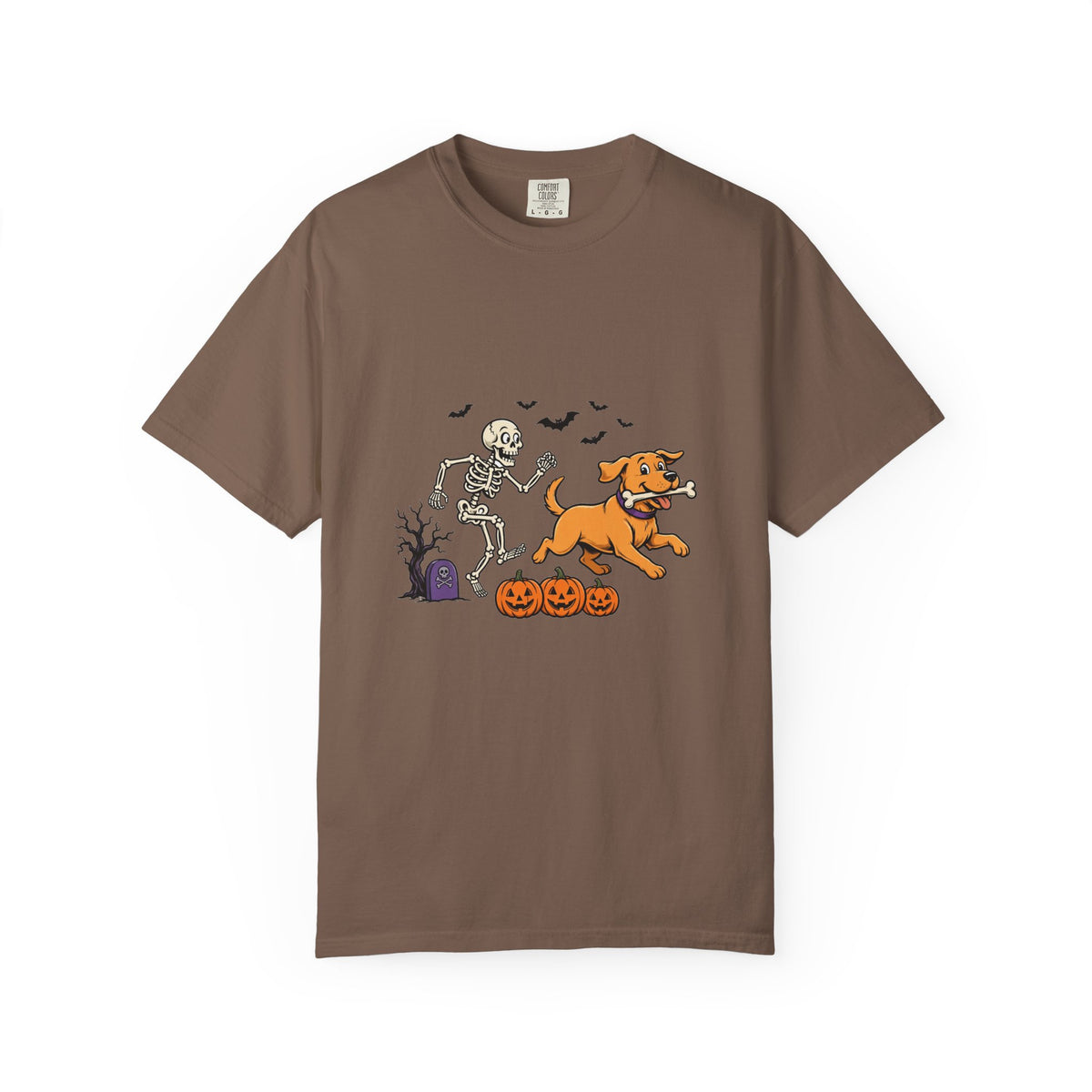 Labrador Retriever Skeleton Halloween Tee | Funny Spooky Dog Shirt
