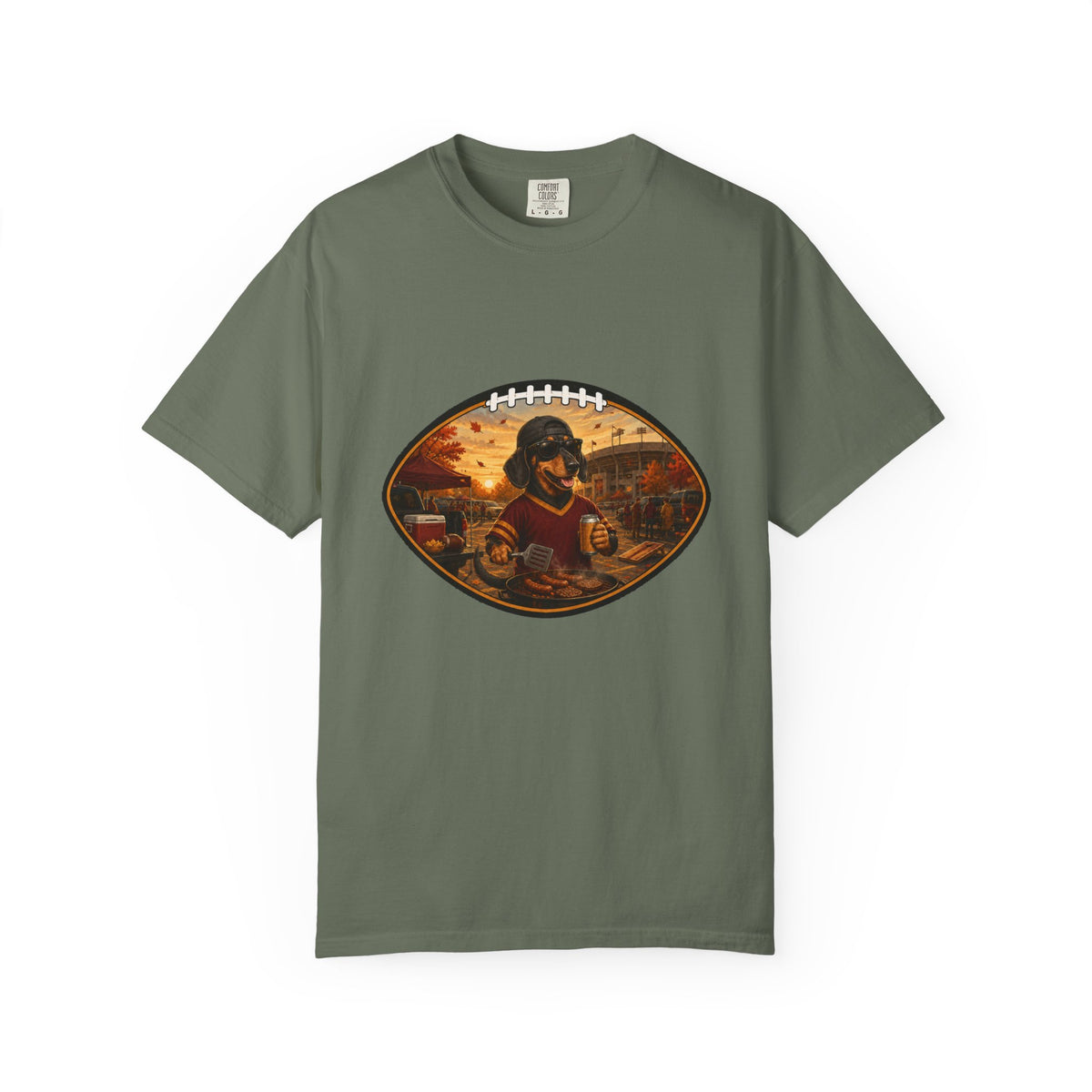 Dachshund Tailgate Tee | Funny Fall Football Dog Shirt