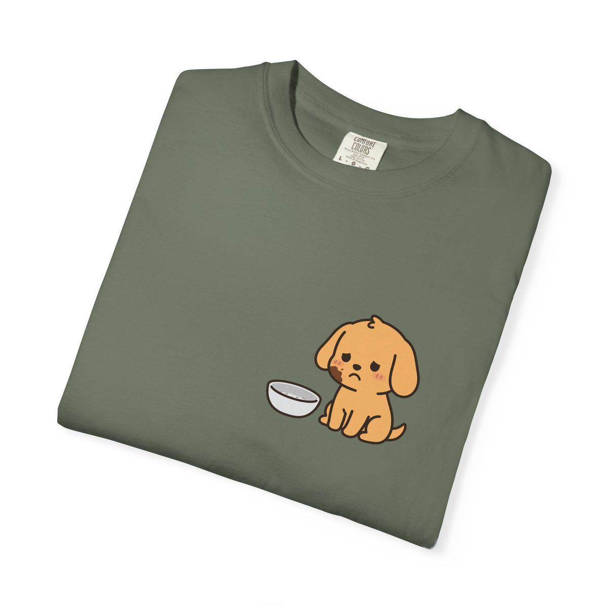I Ate the Whole Bowl Golden Retriever Pocket Tee | Funny Halloween Dog Shirt