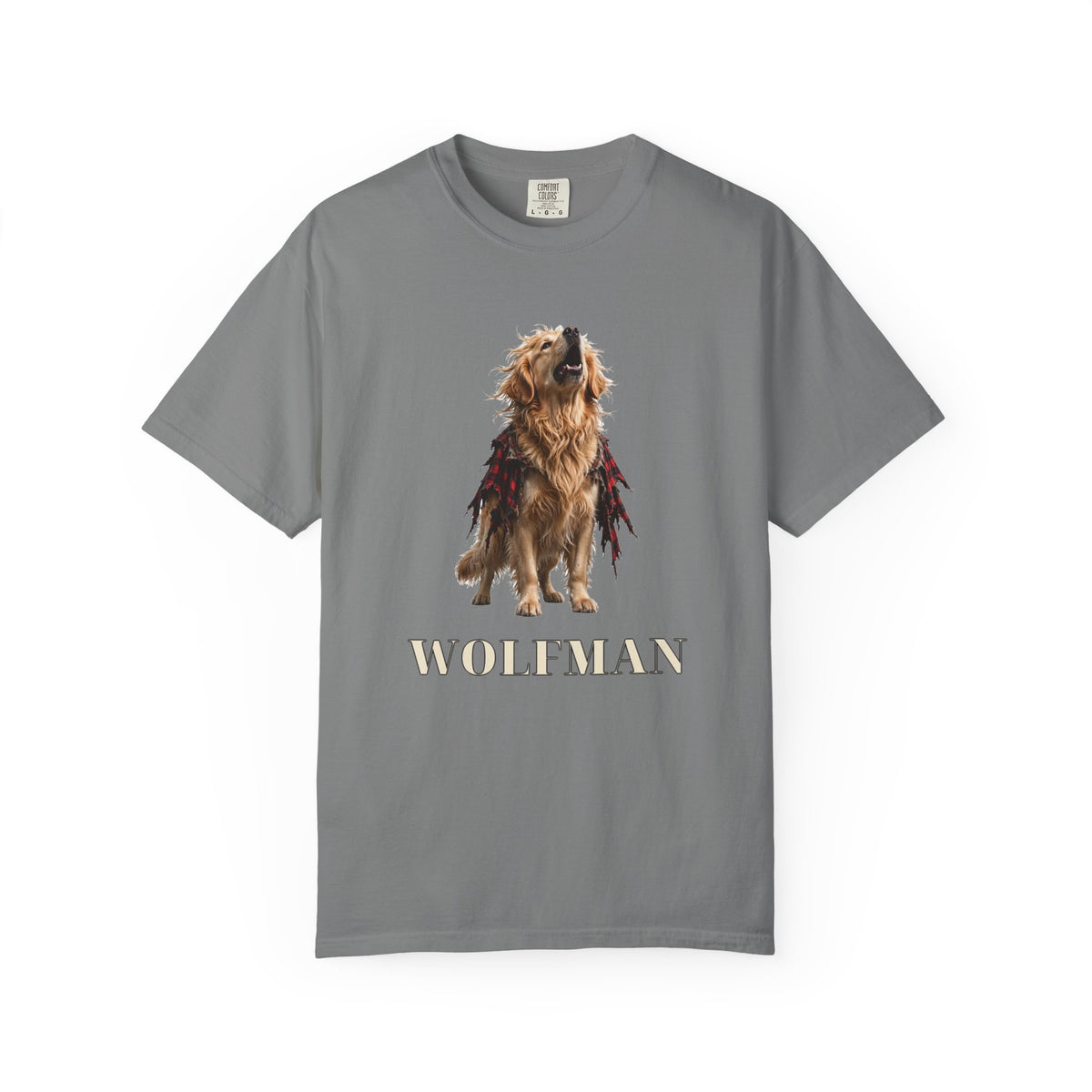 Golden Retriever Wolfman Tee | Funny Halloween Dog Shirt