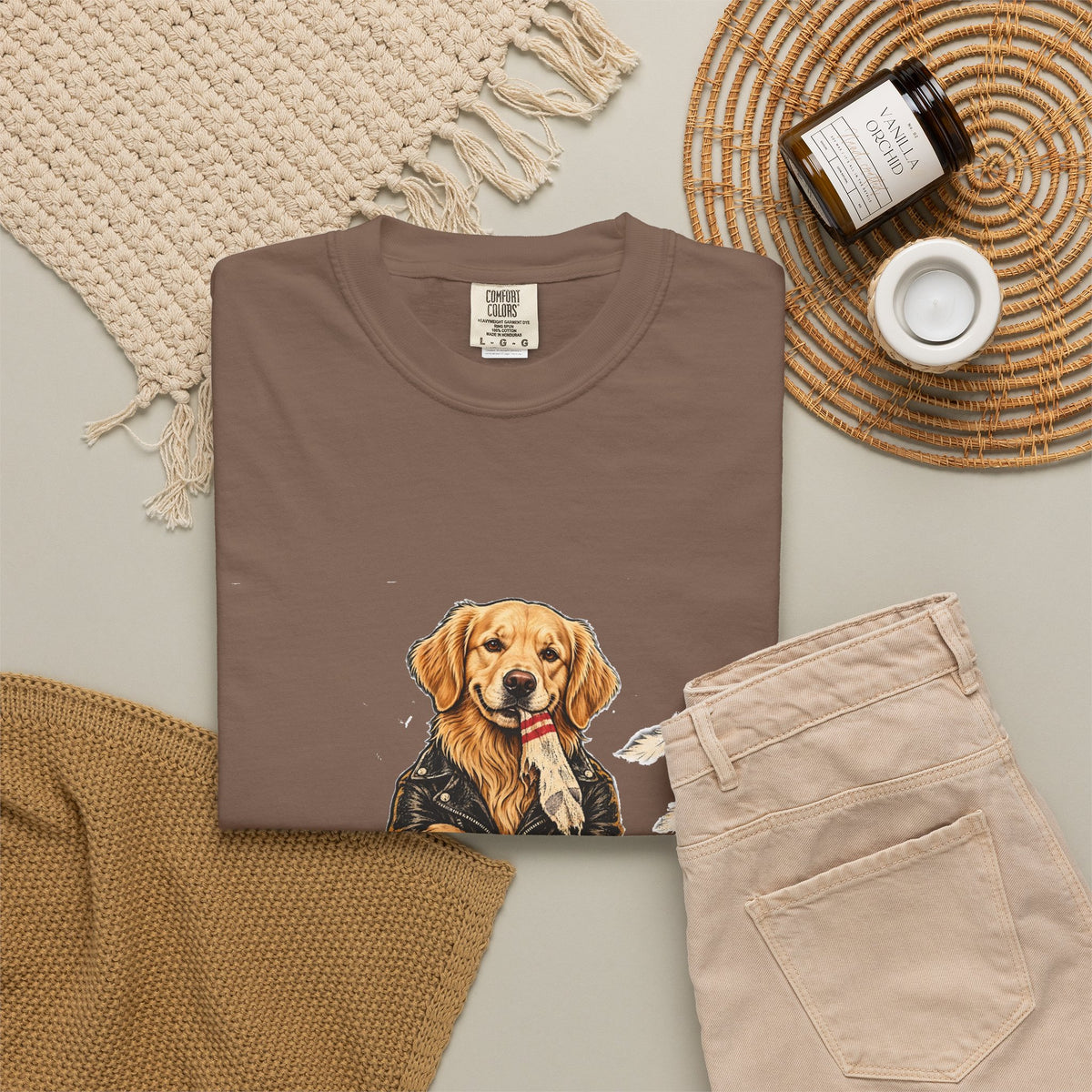 Certified Bad Influence Golden Retriever T-Shirt
