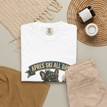 French Bulldog Apres Ski Tee | Funny Winter Dog Graphic Shirt
