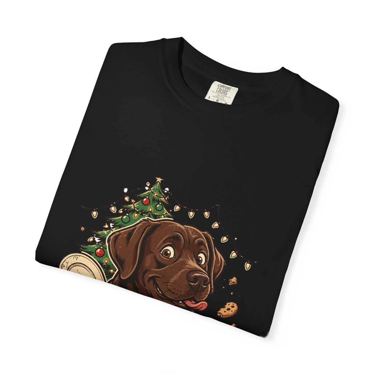 Labrador Retriever Most Likely To Get Coal Tee | Funny Christmas Dog Graphic Shirt