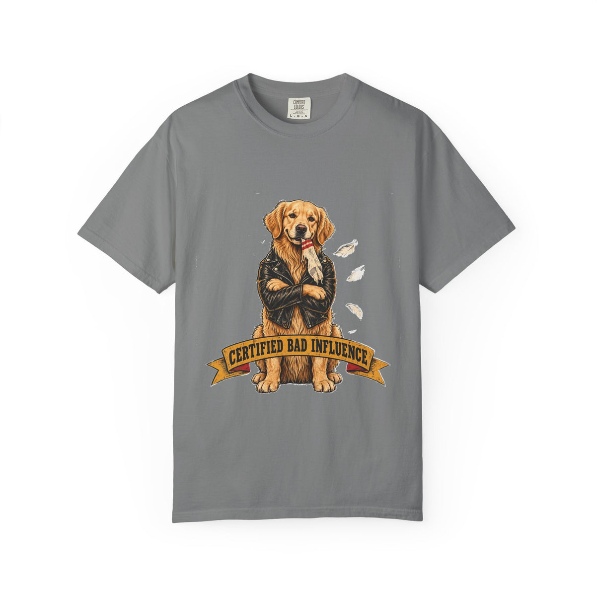 Certified Bad Influence Golden Retriever T-Shirt
