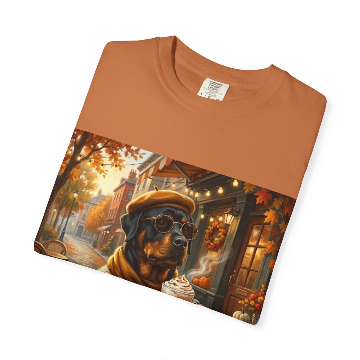 Rottweiler Pumpkin Spice Tee | Funny Fall Dog Graphic Shirt