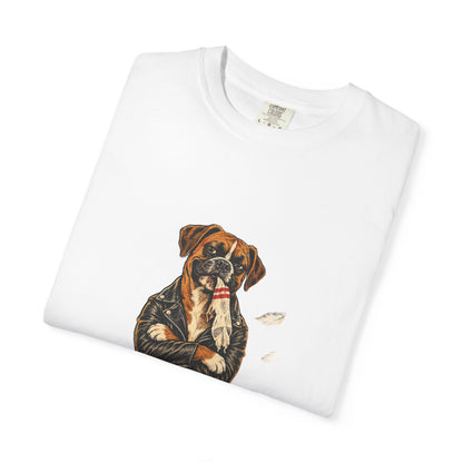 Certified Bad Influence Dog T-Shirt — Funny Boxer Puppy Graphic Tee