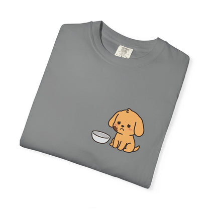 I Ate the Whole Bowl Golden Retriever Pocket Tee | Funny Halloween Dog Shirt