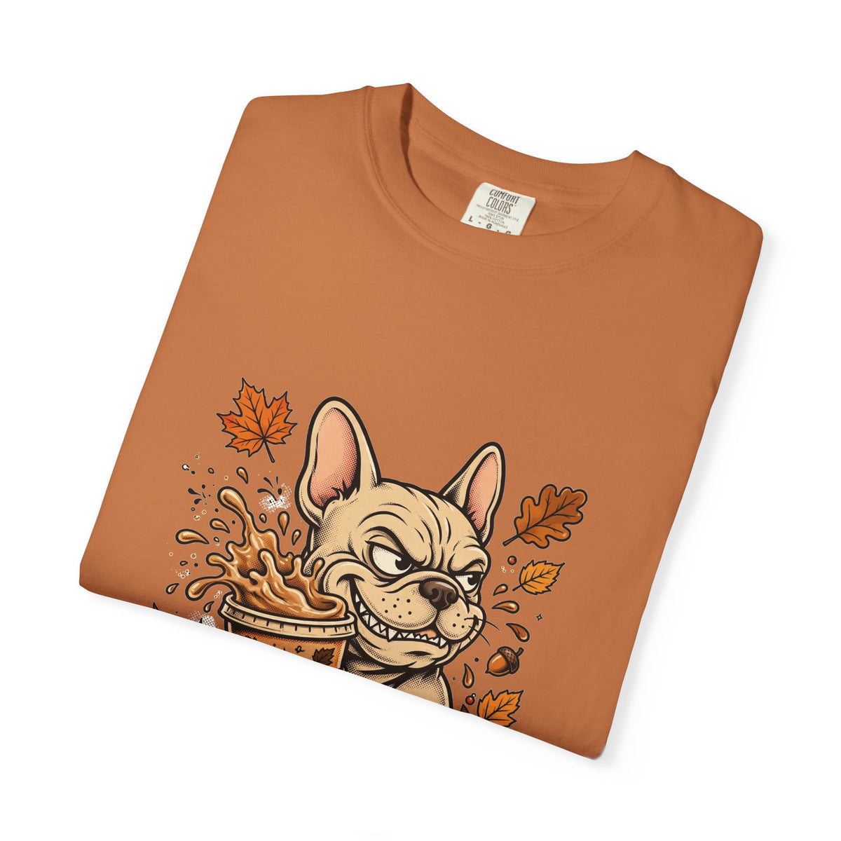 French Bulldog Yes I'm Basic Tee | Funny Fall Dog Graphic Shirt
