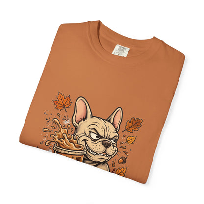 French Bulldog Yes I'm Basic Tee | Funny Fall Dog Graphic Shirt