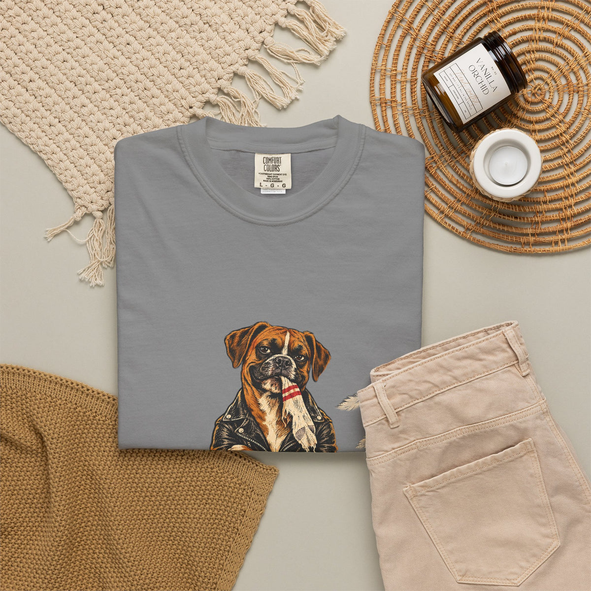 Certified Bad Influence Dog T-Shirt — Funny Boxer Puppy Graphic Tee