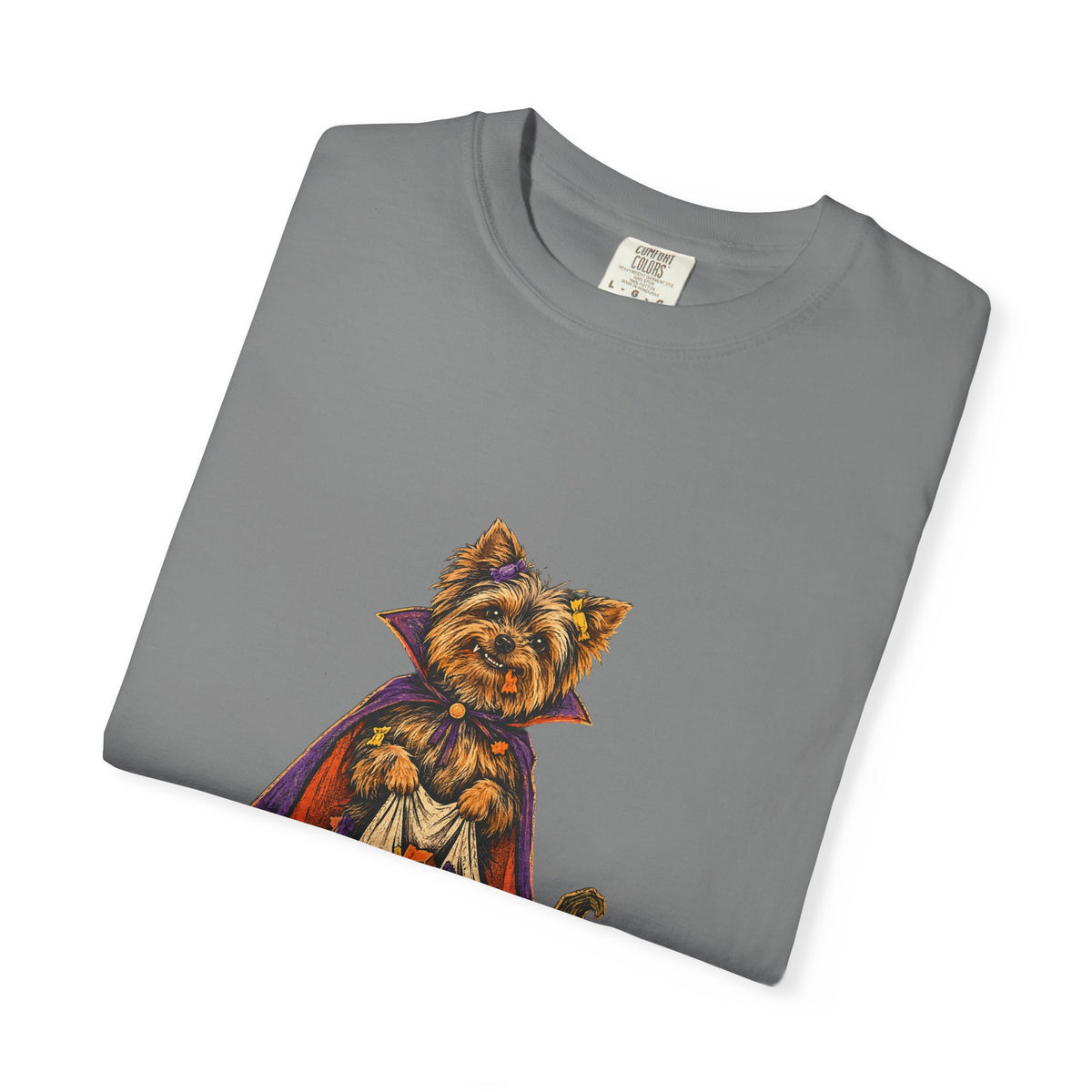 I Ate the Whole Bowl Yorkshire Terrier Halloween Tee