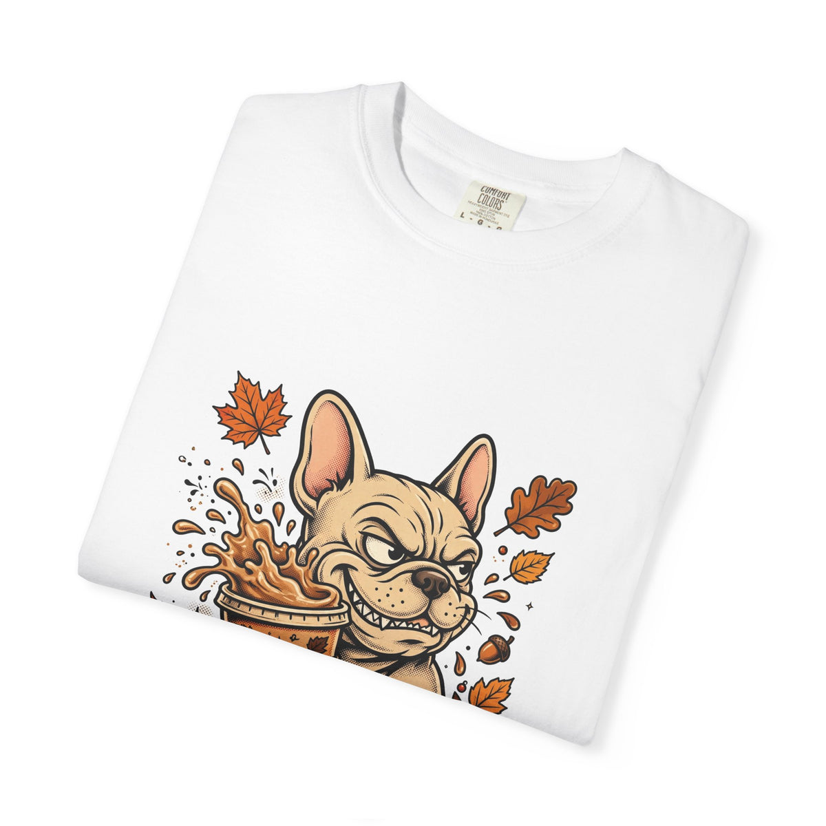 French Bulldog Yes I'm Basic Tee | Funny Fall Dog Graphic Shirt