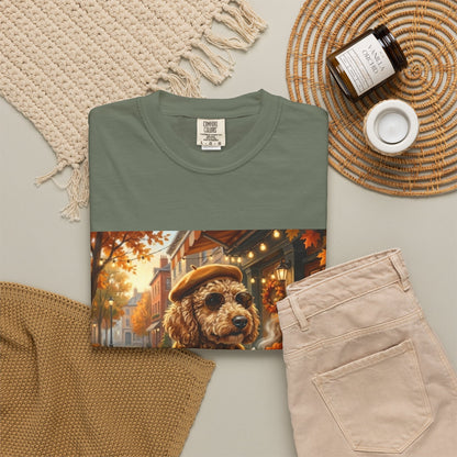 Poodle Pumpkin Spice Tee | Funny Fall Dog Graphic Shirt