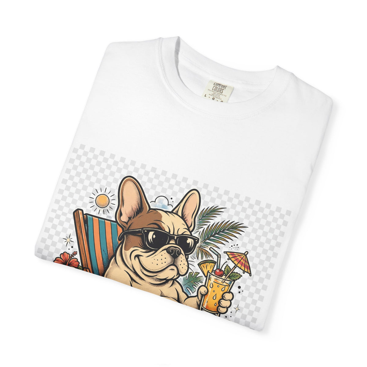French Bulldog Pool Rules Tee | Funny Summer Dog Graphic Shirt