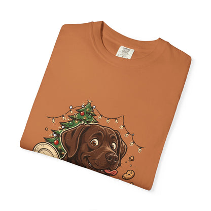 Labrador Retriever Most Likely To Get Coal Tee | Funny Christmas Dog Graphic Shirt