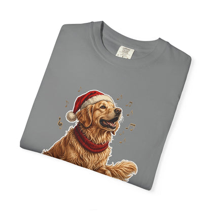 Merry Woofmas Golden Retriever Christmas Tee