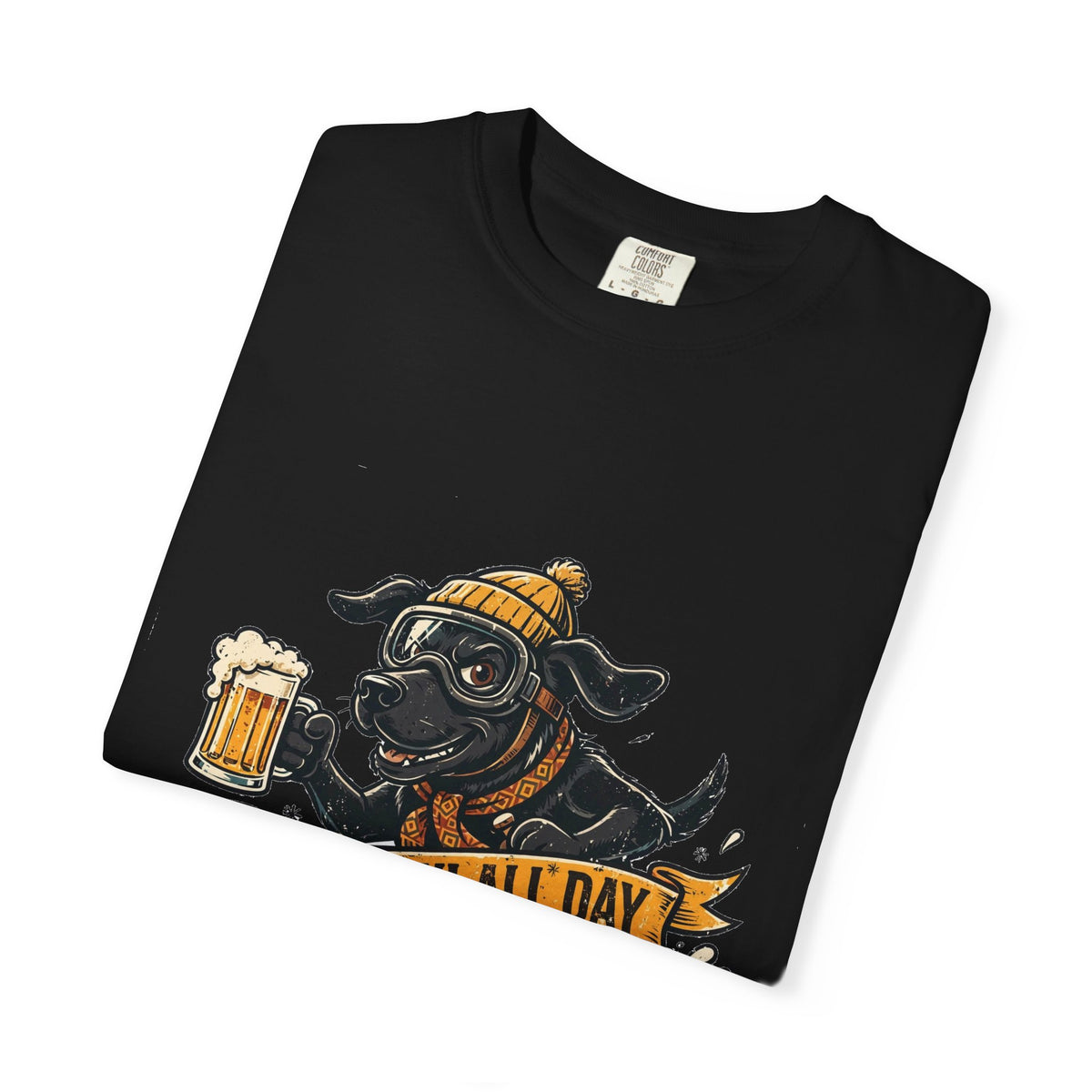 Labrador Retriever Apres Ski Tee | Funny Winter Dog Graphic Shirt