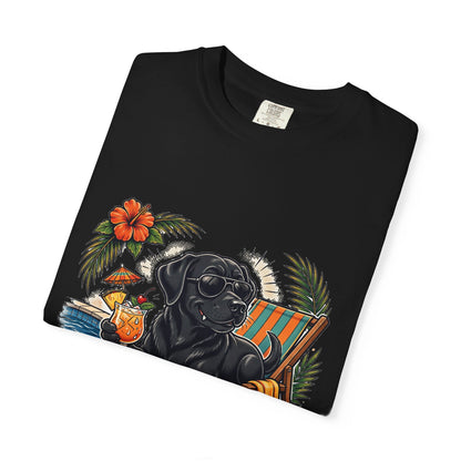 Labrador Retriever Pool Rules Tee | Funny Summer Dog Graphic Shirt