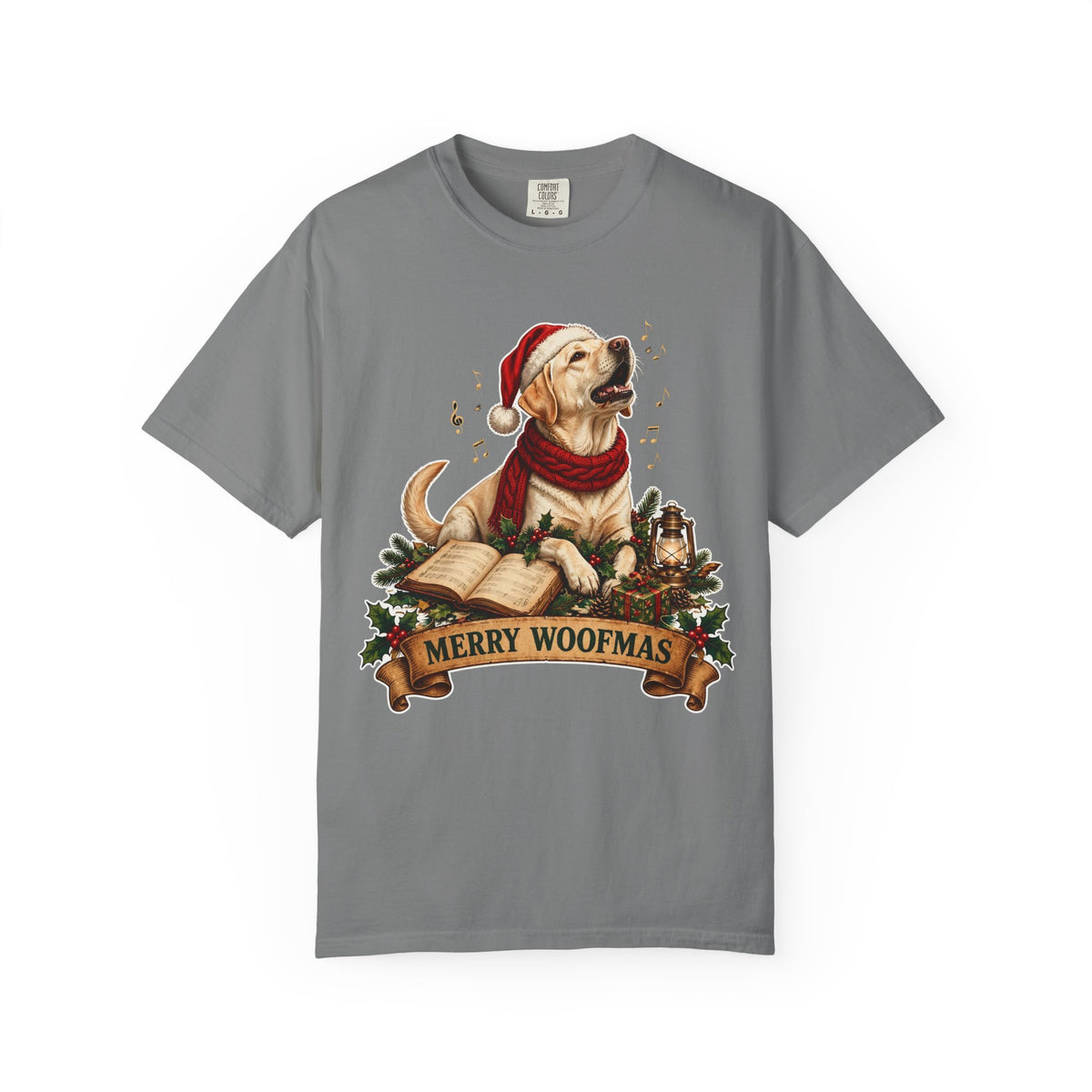 Merry Woofmas Labrador Retriever Christmas Tee