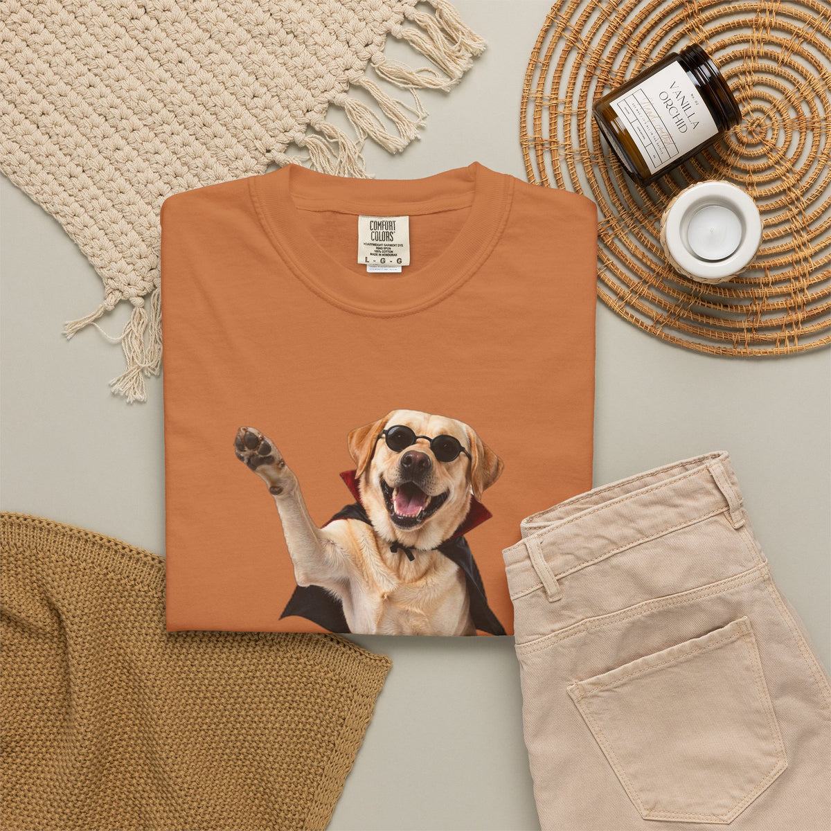 Labrador Retriever Here For The Boos Tee | Funny Halloween Dog Shirt