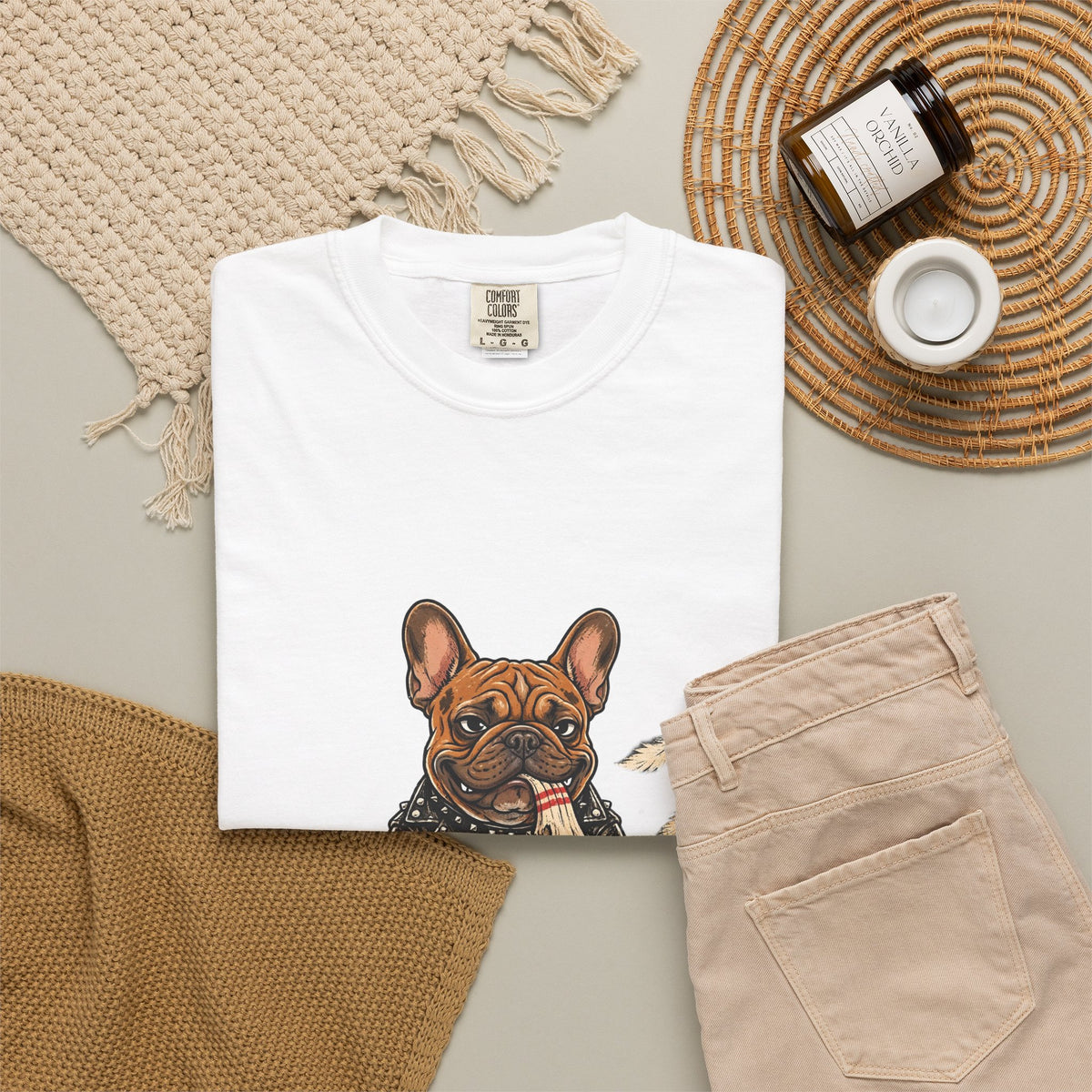 Certified Bad Influence French Bulldog T-Shirt