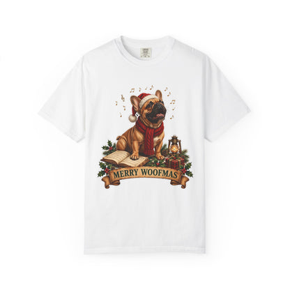 Merry Woofmas French Bulldog Christmas Tee