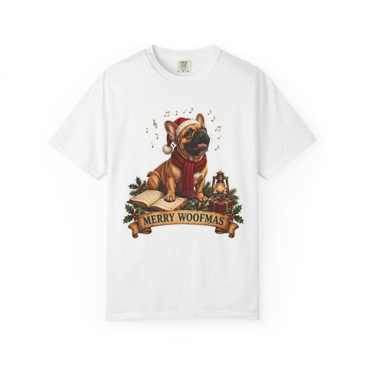 Merry Woofmas French Bulldog Christmas Tee