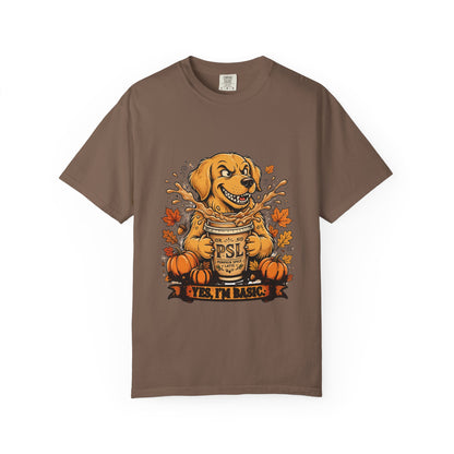 Golden Retriever Yes I'm Basic Tee | Funny Fall Dog Graphic Shirt