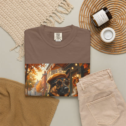 German Shepherd Pumpkin Spice Tee | Funny Fall Dog Graphic Shirt
