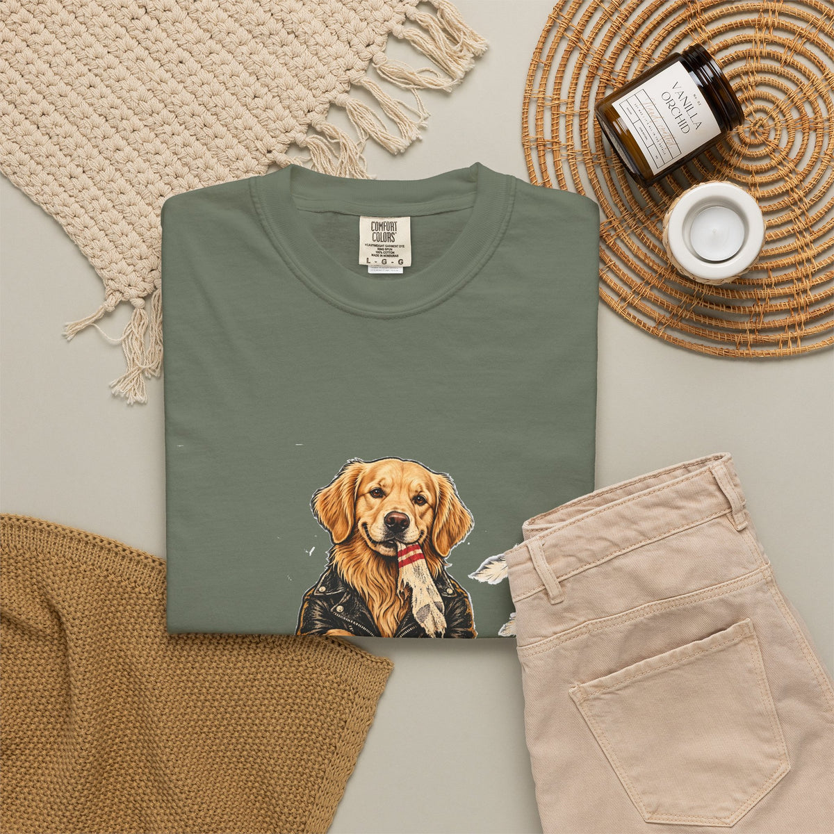 Certified Bad Influence Golden Retriever T-Shirt