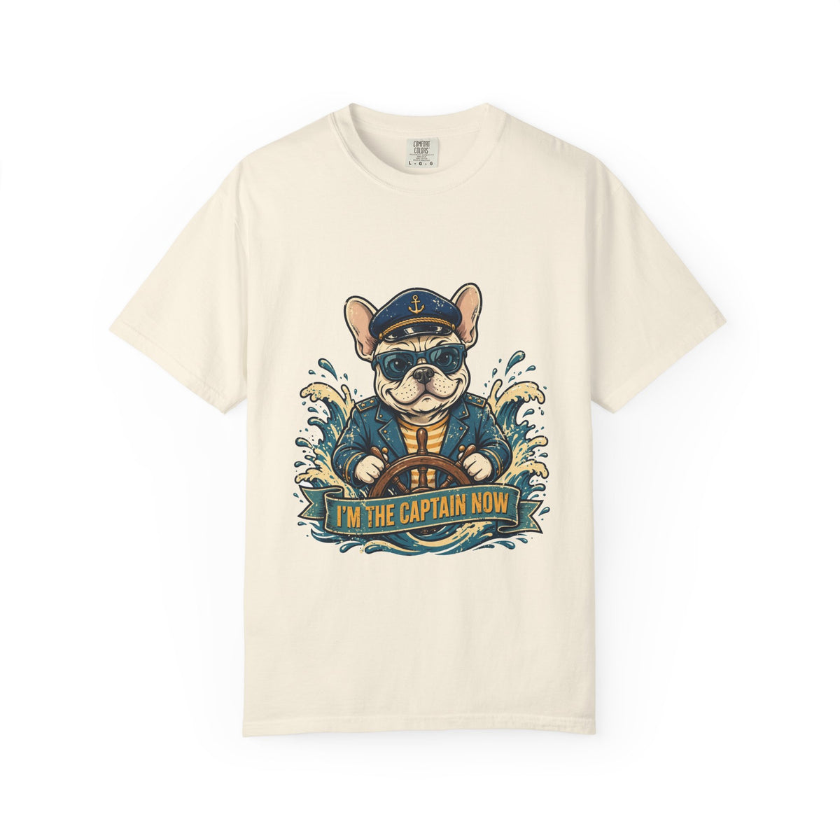 French Bulldog Boat Captain Tee | Funny Summer Dog Graphic Shirt
