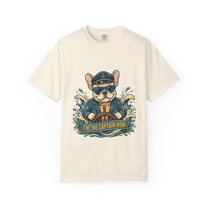 French Bulldog Boat Captain Tee | Funny Summer Dog Graphic Shirt