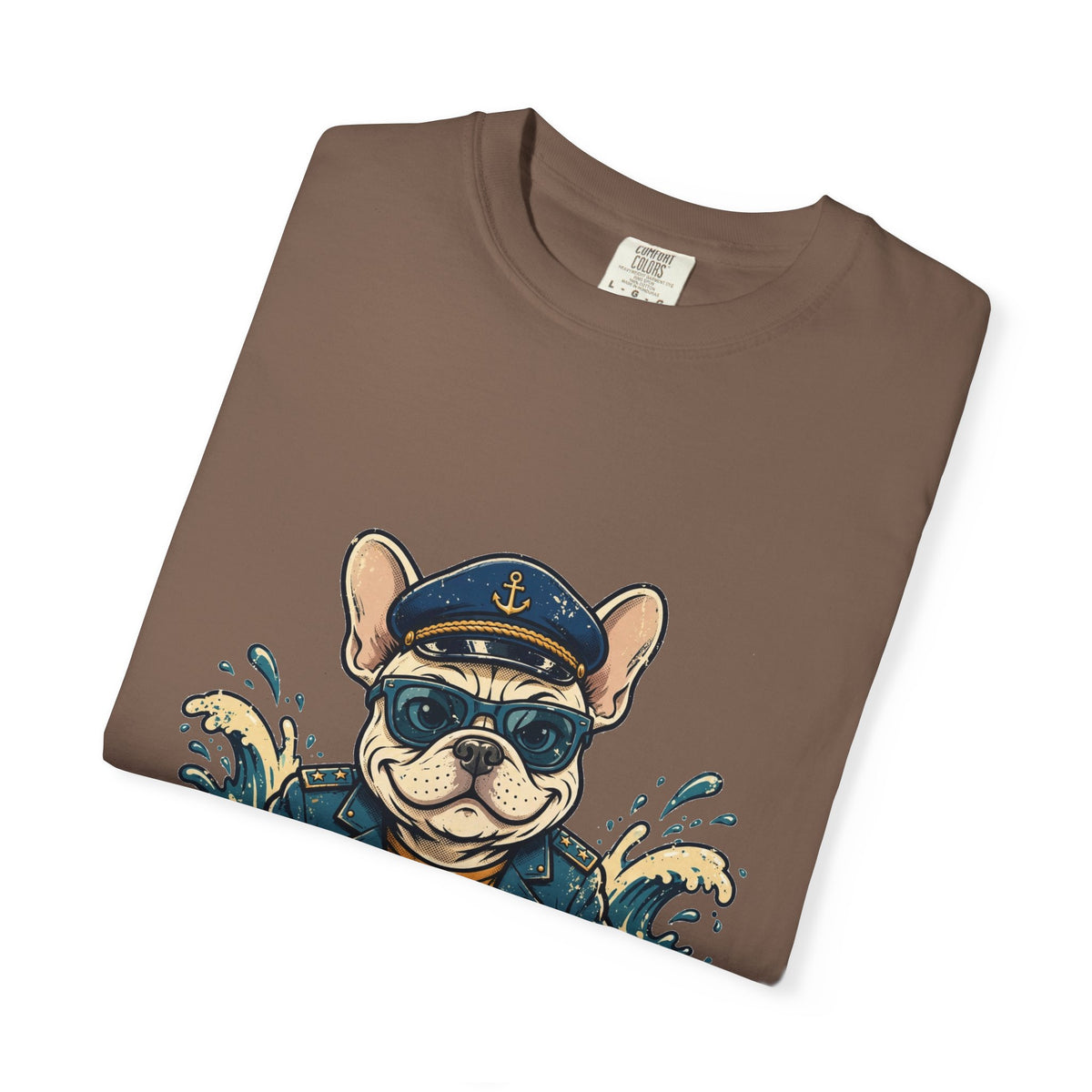 French Bulldog Boat Captain Tee | Funny Summer Dog Graphic Shirt