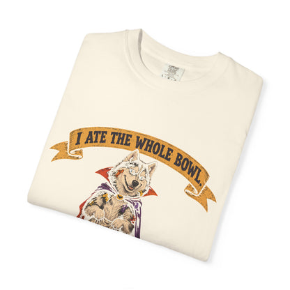 I Ate the Whole Bowl Siberian Husky Halloween Tee