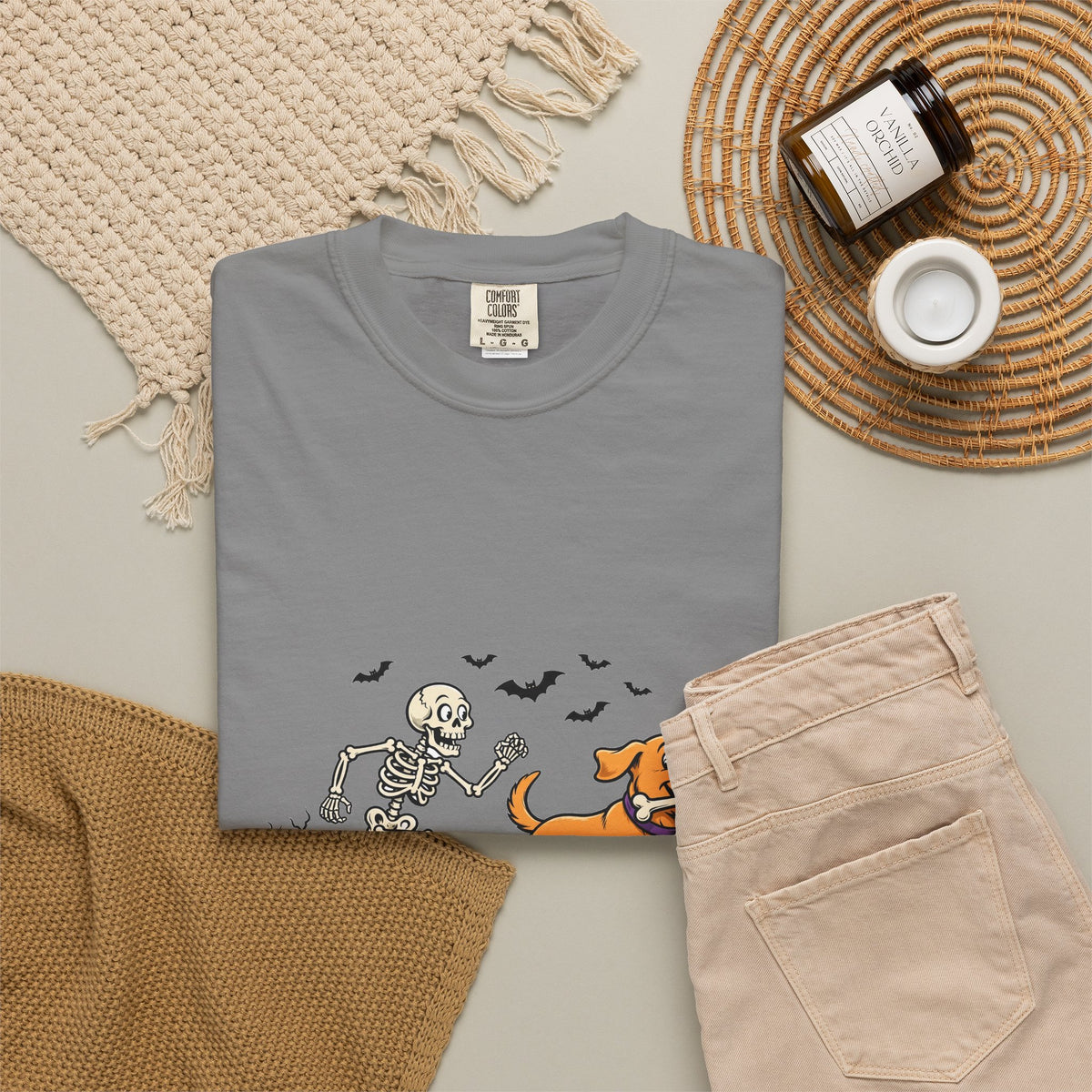 Labrador Retriever Skeleton Halloween Tee | Funny Spooky Dog Shirt