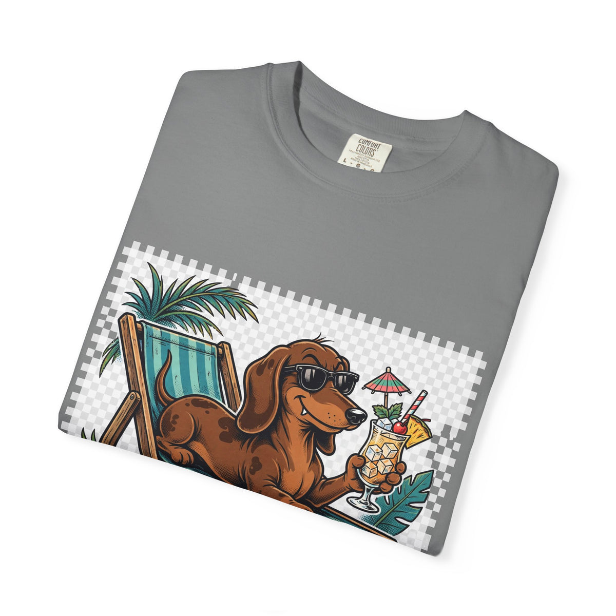 Dachshund Pool Rules Tee | Funny Summer Dog Graphic Shirt