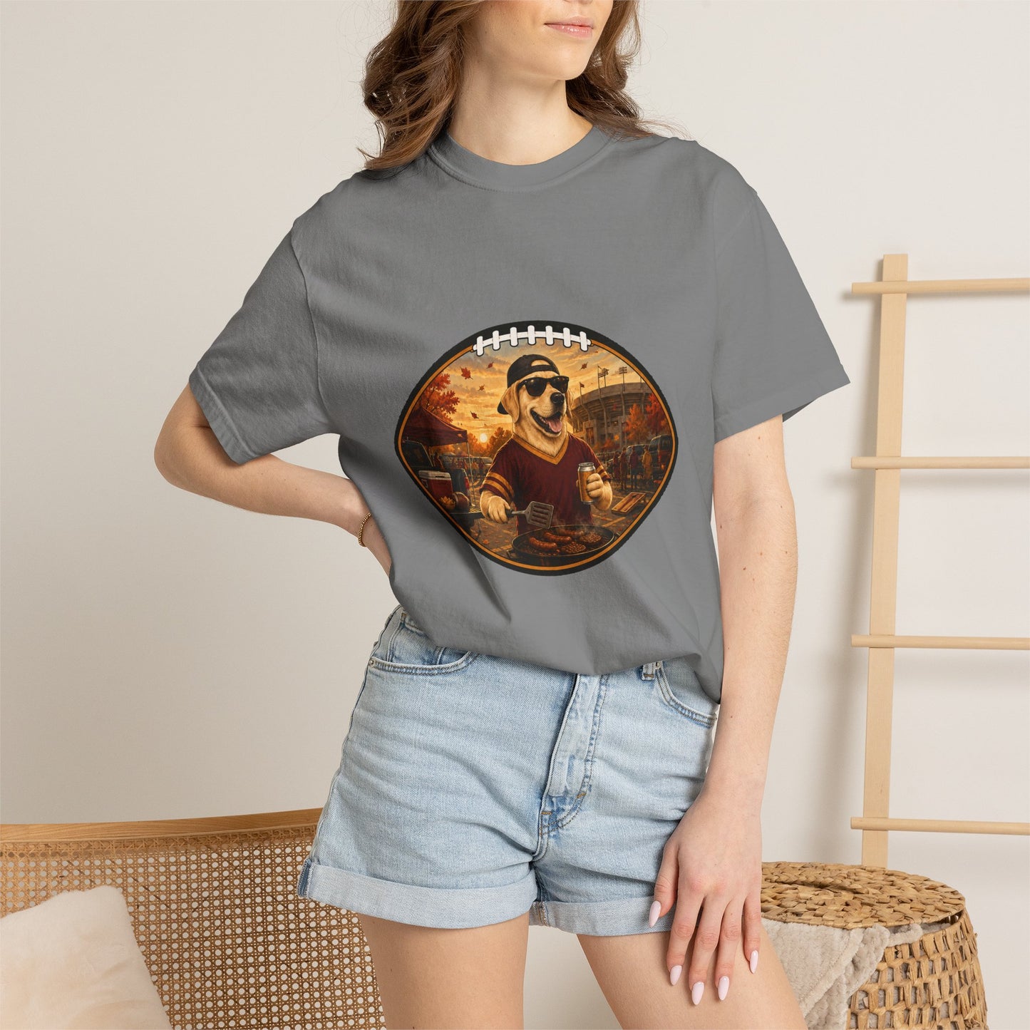 Labrador Retriever Tailgate Tee | Funny Fall Football Dog Shirt