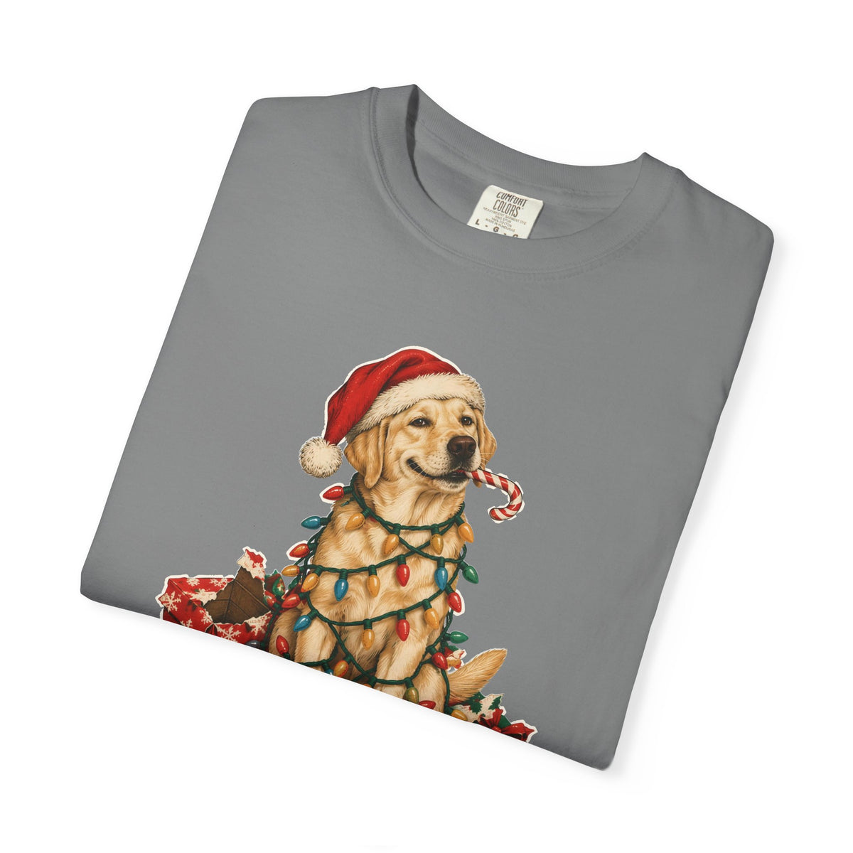 Naughty List Champion Labrador Retriever Christmas Tee