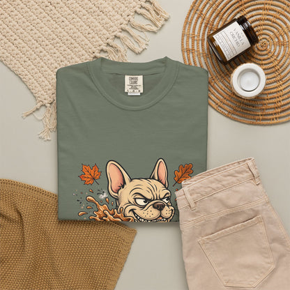 French Bulldog Yes I'm Basic Tee | Funny Fall Dog Graphic Shirt