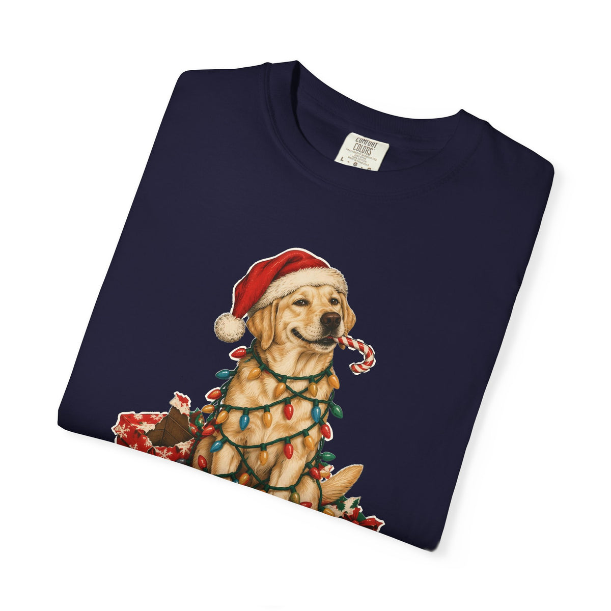 Naughty List Champion Labrador Retriever Christmas Tee