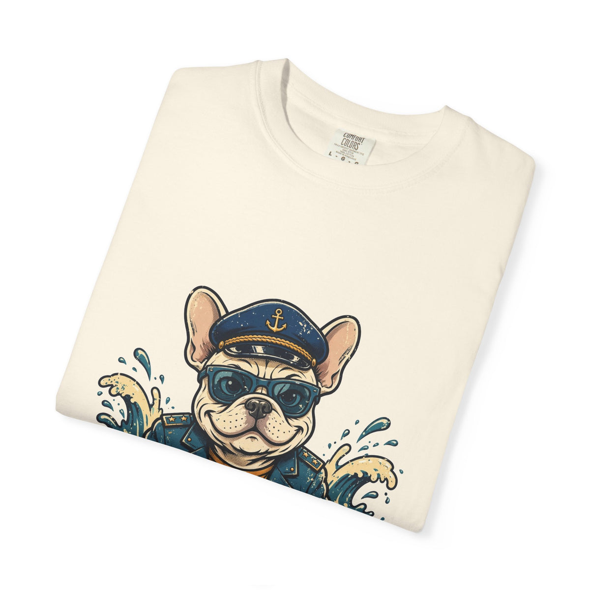 French Bulldog Boat Captain Tee | Funny Summer Dog Graphic Shirt