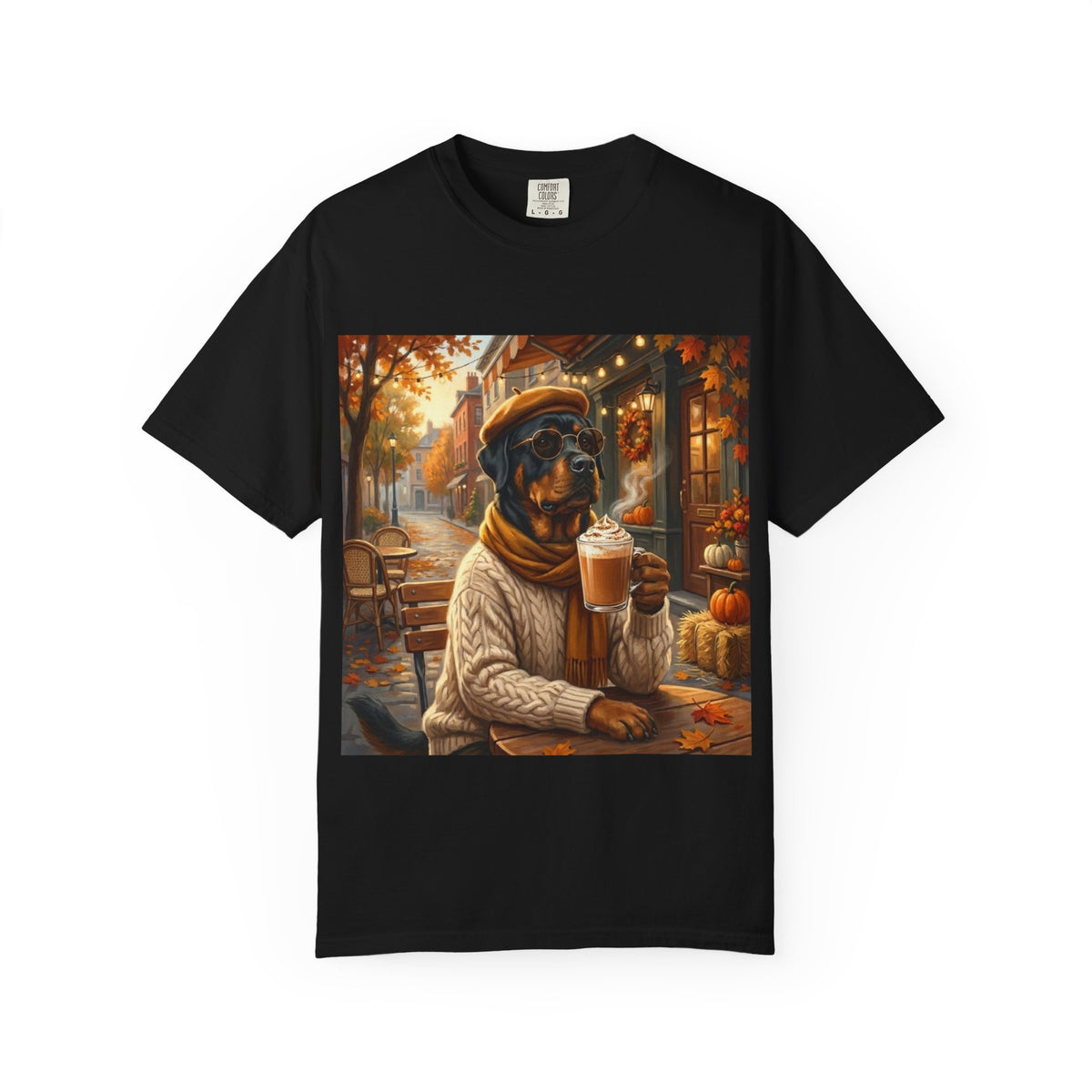 Rottweiler Pumpkin Spice Tee | Funny Fall Dog Graphic Shirt