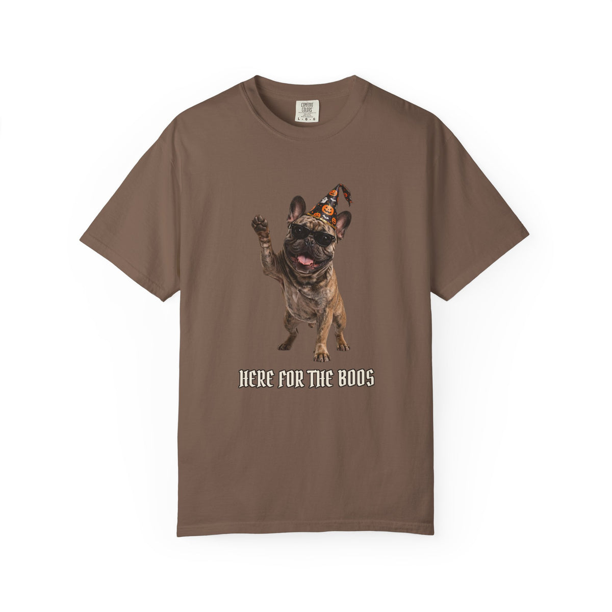 French Bulldog Here For The Boos Tee | Funny Halloween Dog Shirt