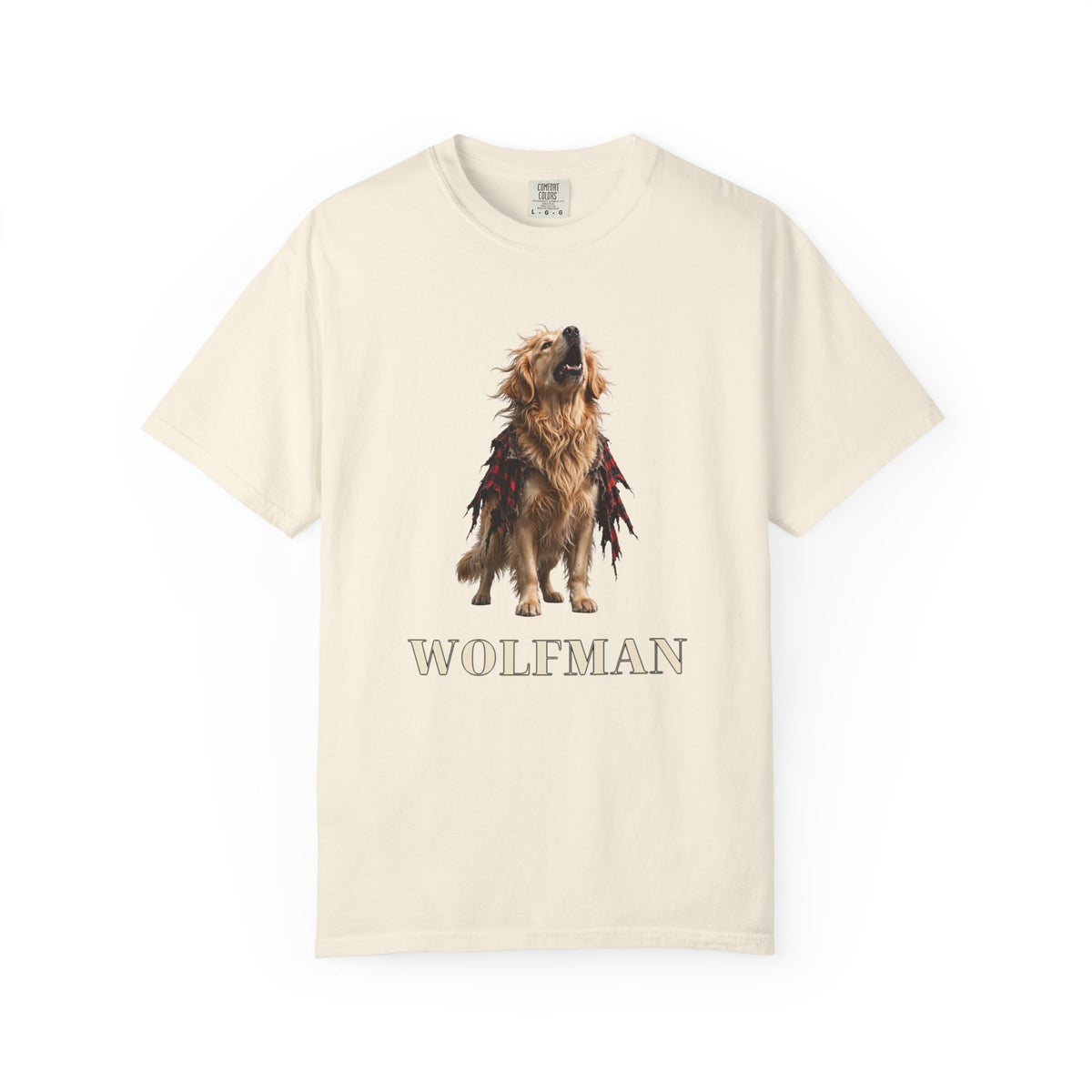 Golden Retriever Wolfman Tee | Funny Halloween Dog Shirt