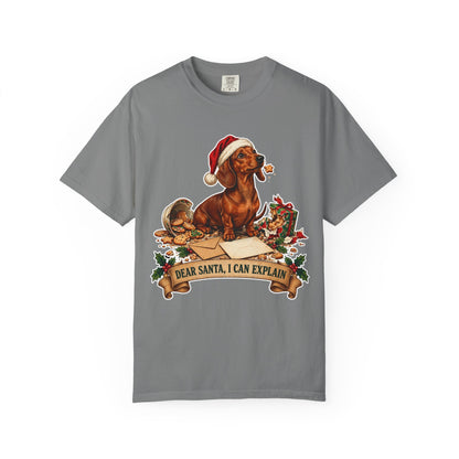 Dear Santa, I Can Explain Dachshund Christmas Tee