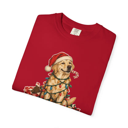 Naughty List Champion Labrador Retriever Christmas Tee