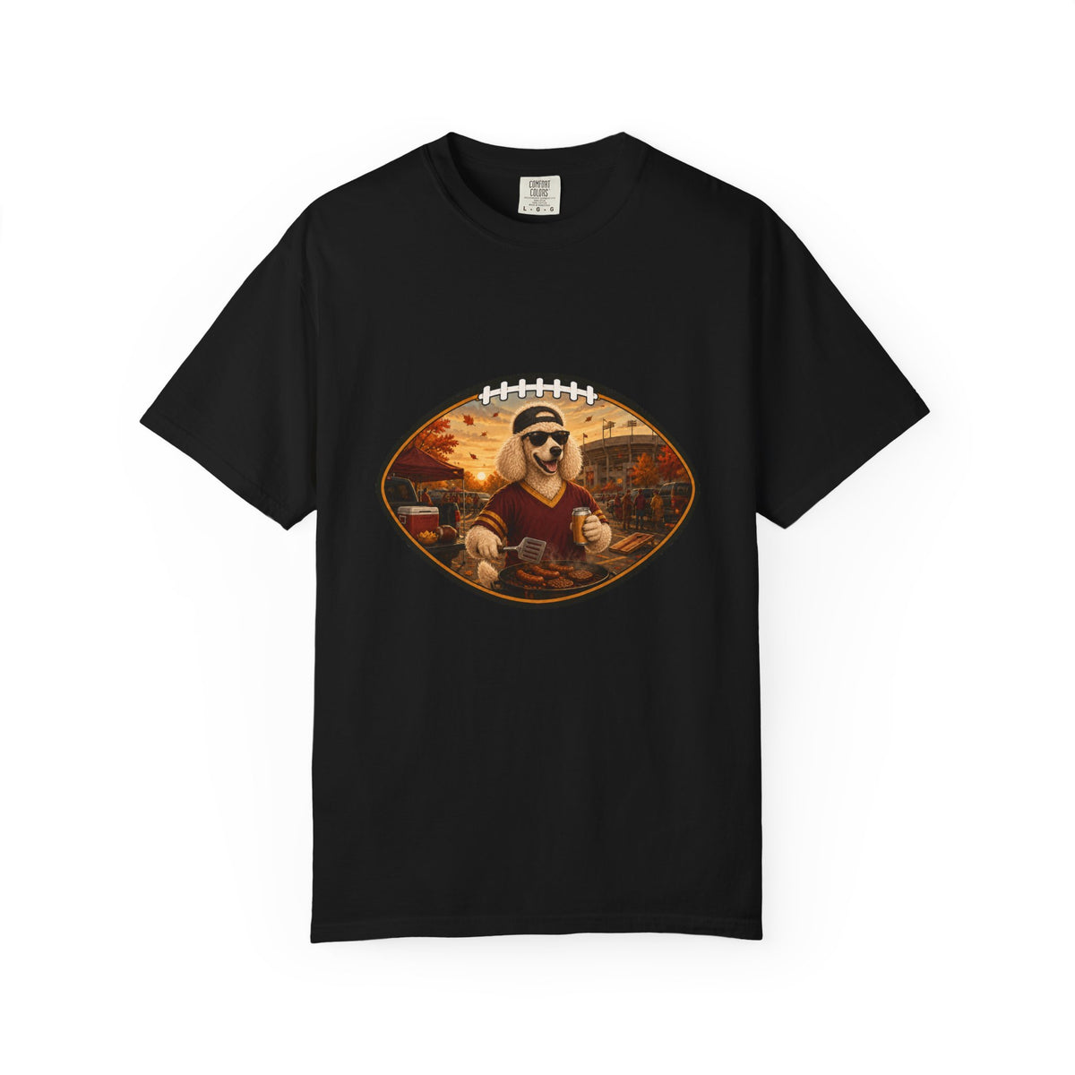 Poodle Tailgate Tee | Funny Fall Football Dog Shirt